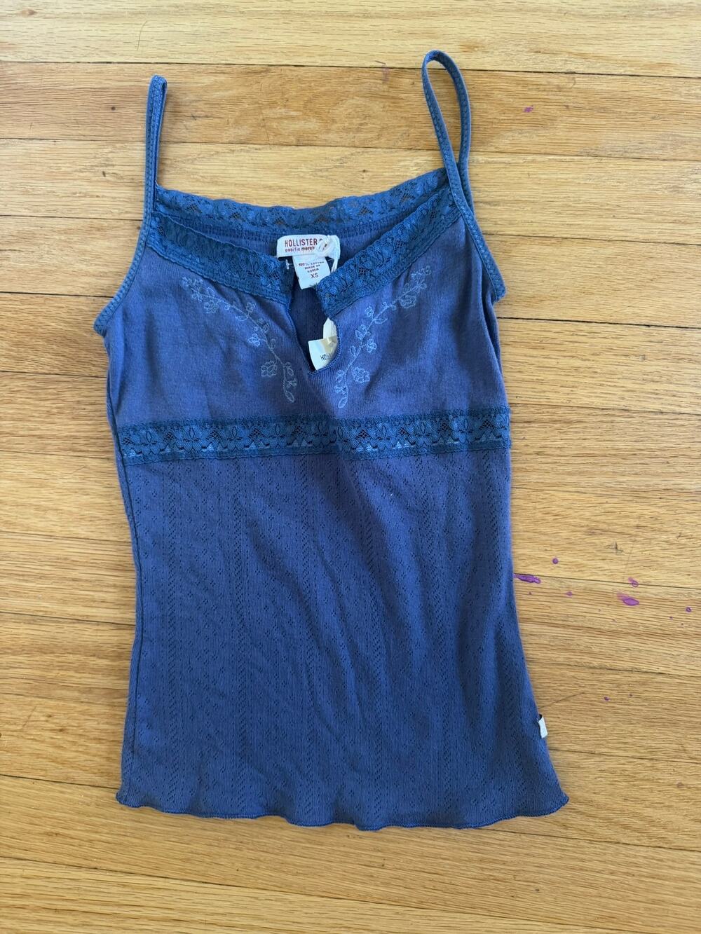 New HOLLISTER Co. Cami tank top in Blue XS